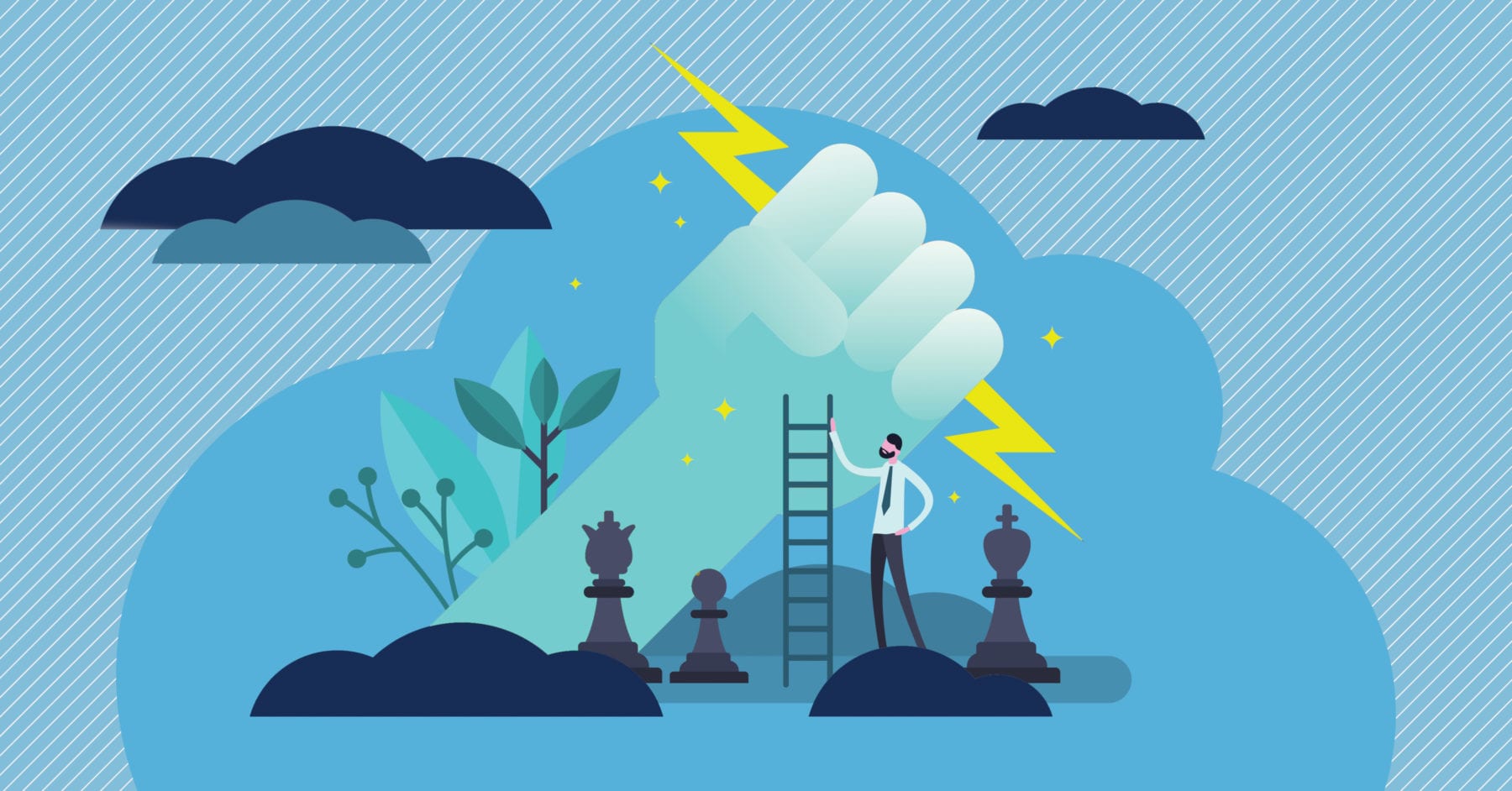 how to build trust and authority with content illustration